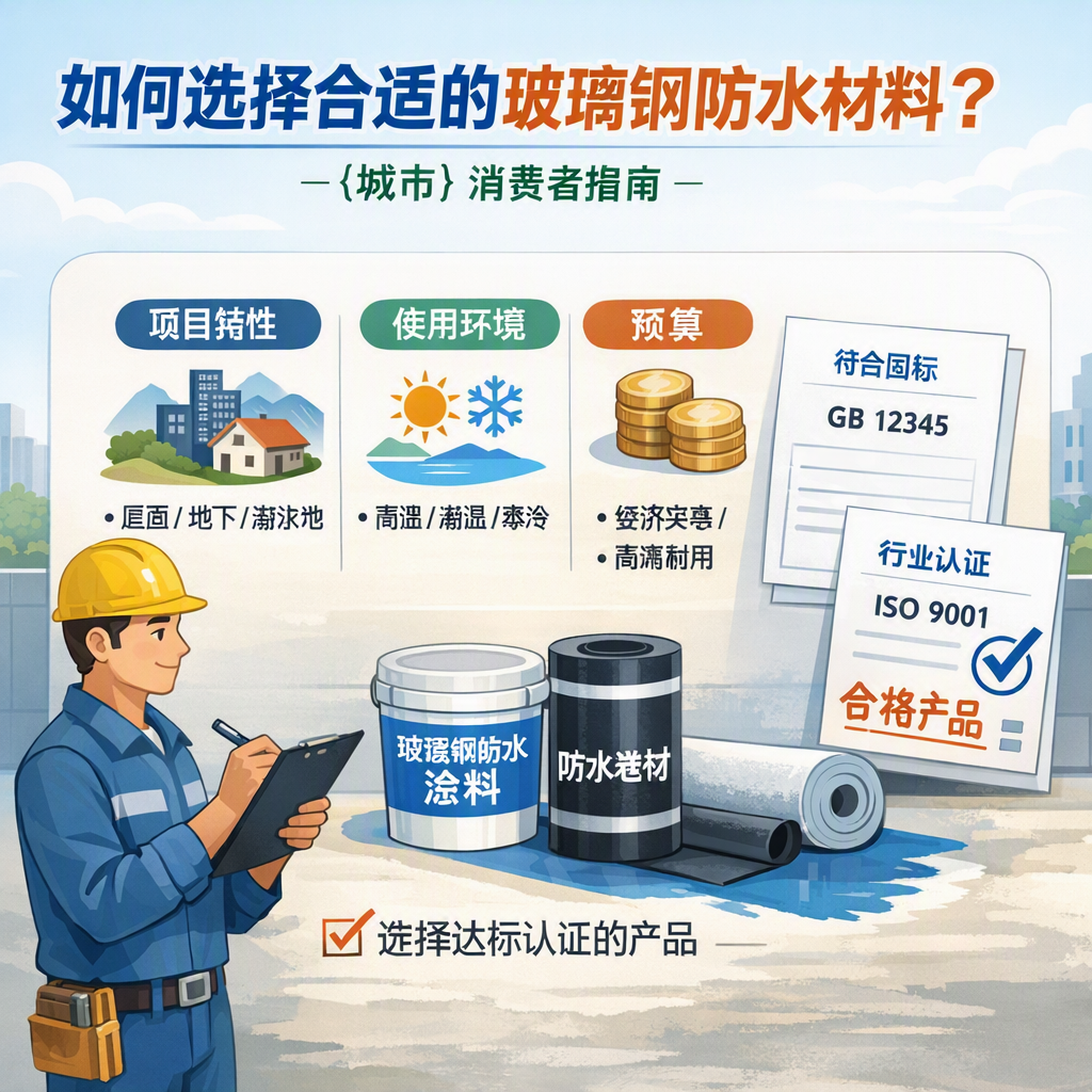如何判定玻璃钢防水材料的合格标准? 日喀则 消费者指南