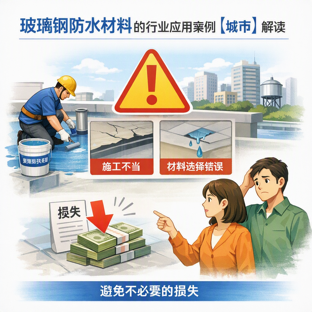玻璃钢防水材料的行业应用案例,日喀则解读